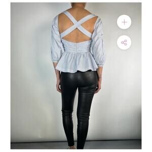 Piamita Pima Strapped Blouse 100% cotton M